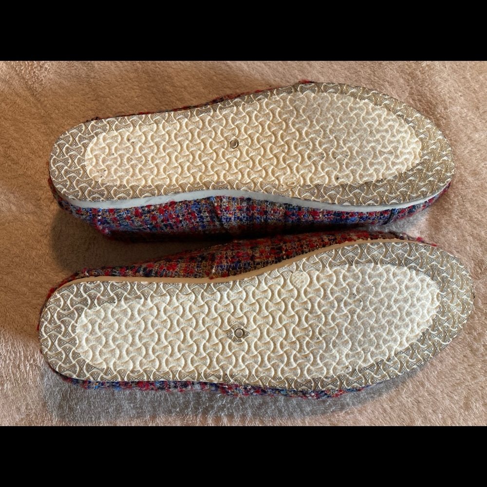 🚨 SALE SOS Shoes of Soul Slip on Flats Tweed Flats 10 - Picture 6 of 16